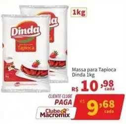 Macromix Atacado Massa para tapioca dinda oferta
