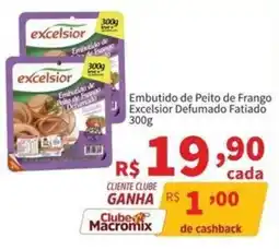 Macromix Atacado Embutido de Peito de Frango Excelsior Defumado Fatiado oferta