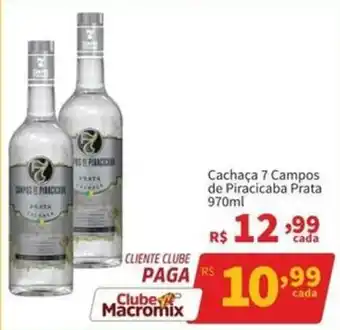 Macromix Atacado Cachaça 7 Campos de Piracicaba Prata oferta