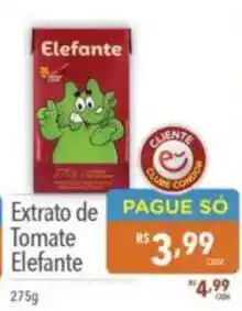 Supermercados Condor Extrato de Tomate Elefante oferta