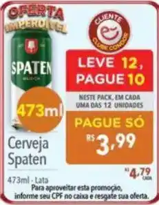Supermercados Condor Cerveja Spaten oferta
