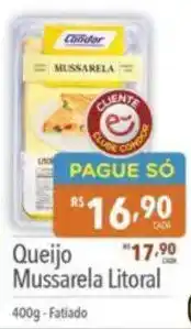 Supermercados Condor Queijo Mussarela Litoral oferta
