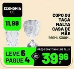 Supermercado Cubatao copo ou taça malta casa de mãe oferta