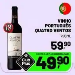 Supermercado Cubatao vinho português quatro ventos oferta