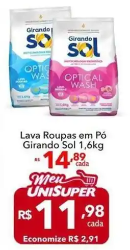 UniSuper Lava Roupas em Pó Girando Sol oferta