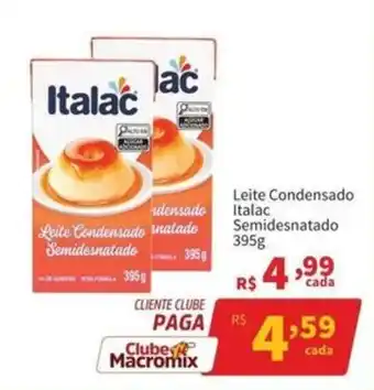 Macromix Atacado Leite Condensado Italac Semidesnatado oferta