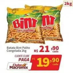 Macromix Atacado Batata bint palito congelada oferta