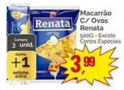Supermercados Rena Macarrão c/ ovos renata oferta