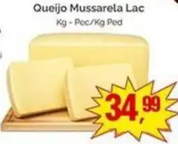 Supermercados Rena Queijo Mussarela Lac oferta