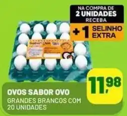 Supermercado Cubatao ovos sabor ovo grandes brancos oferta