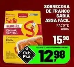 Supermercado Cubatao Sobrecoxa de frango sadia assa fácil oferta