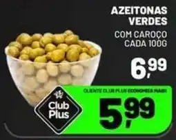 Supermercado Cubatao Azeitonas verdes com caroço oferta
