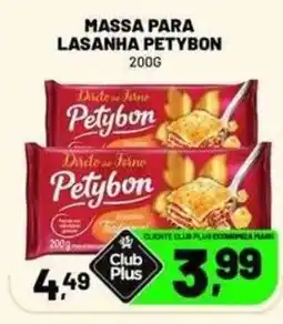 Supermercado Cubatao Massa para lasanha petybon oferta