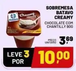 Supermercado Cubatao Sobremesa batavo creamy chocolate com chantilly oferta