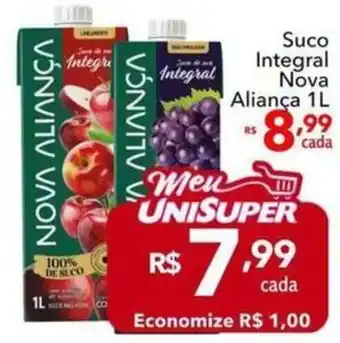 UniSuper Suco integral nova aliança oferta
