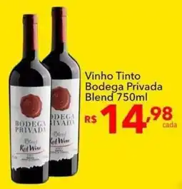 UniSuper Vinho tinto bodega privada blend oferta