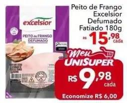 UniSuper Peito de frango excelsior defumado oferta