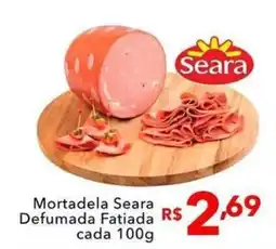 UniSuper Mortadela Seara Defumada Fatiada oferta