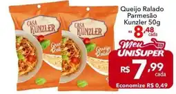 UniSuper Queijo ralado parmesão oferta