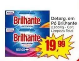 Supermercados Rena Detergente em pó brilhante limpeza total oferta