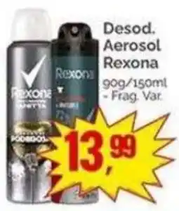Supermercados Rena Desod. Aerosol Rexona oferta