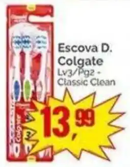 Supermercados Rena Escova D. Colgate Lv3/Pg2 - Classic Clean oferta