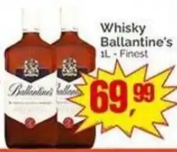 Supermercados Rena Whisky Ballantine's 1L - Finest oferta