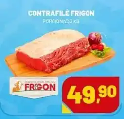 Supermercado Cubatao Contrafilé frigon porcionado kg oferta