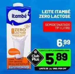 Supermercado Cubatao Leite itambé zero lactose oferta