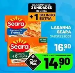 Supermercado Cubatao Lasanha seara sabores oferta