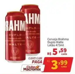 Macromix Atacado Cerveja brahma duplo malte oferta