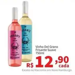 Macromix Atacado Vinho Del Grano Frisante Suave oferta