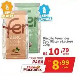 Macromix Atacado Biscoito fernandes zero glúten e lactose oferta