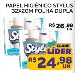 Lider Atacadista Papel higiênico stylus oferta