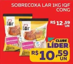 Lider Atacadista Sobrecoxa lar 1kg iqf oferta