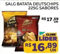 Lider Atacadista Salg batata deutchips 225g sabores oferta