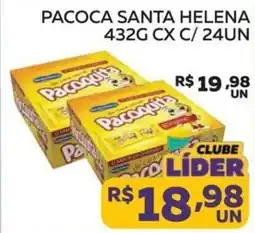 Lider Atacadista Pacoca santa helena oferta
