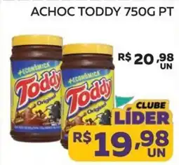 Lider Atacadista Achoc toddy 750g pt oferta