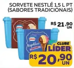 Lider Atacadista Sorvete nestlé 1,5 l pt (sabores tradicionais) oferta