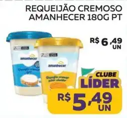Lider Atacadista Requeijão cremoso amanhecer oferta