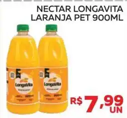 Lider Atacadista Nectar longavita laranja pet oferta
