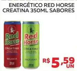 Lider Atacadista energético red horse creatina 350ml sabores oferta