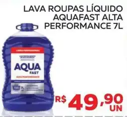 Lider Atacadista Lava roupas líquido aquafast alta performance oferta
