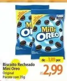 Atacadão Biscoito Recheado Mini Oreo oferta