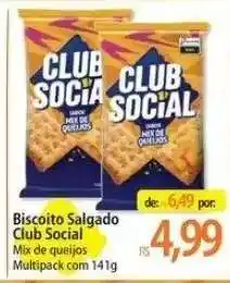Atacadão Biscoito Salgado Club Social oferta