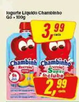 Rede Supermarket Iogurte Líquido Chambinho Go oferta