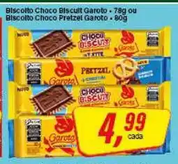 Rede Supermarket Biscoito Choco Biscuit Garoto oferta