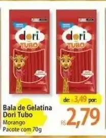 Atacadão Bala de Gelatina Dori Tubo oferta