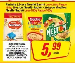 Rede Supermarket Farinha Láctea Nestlé Sachê oferta