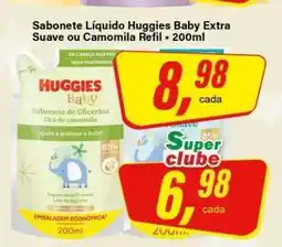 Rede Supermarket Sabonete Líquido Huggies Baby Extra Suave ou Camomila Refil oferta
